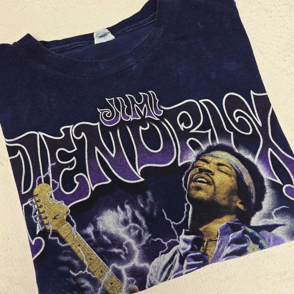 Jimi Hendrix Delta Pro Purple Haze Tie Dye Graphic Shirt Mens 2XL Rock N Roll